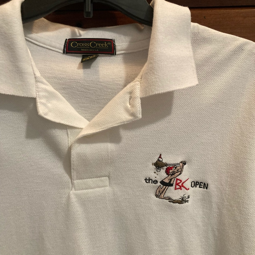 Vintage PGA British Colombia Open Polo Caveman Logo